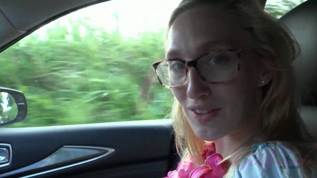 Victoria fucks you all day and eats your cum in the car. - PornGO.com